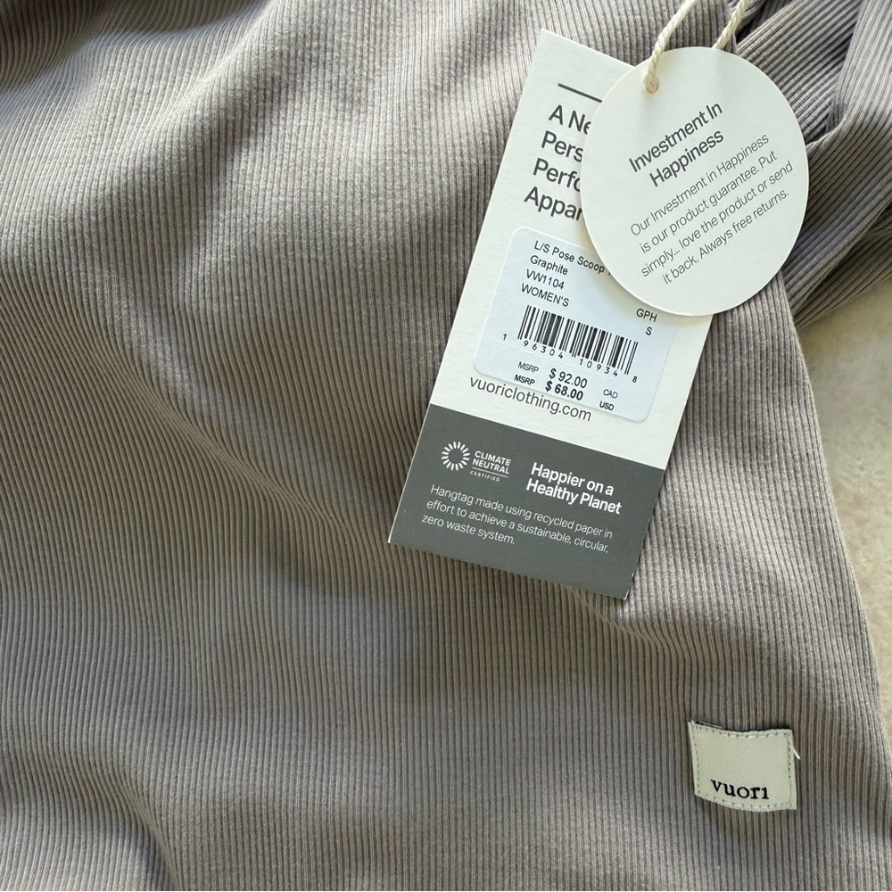Vuori Long Sleeve Pose Scoop Tee - Picture 7 of 7